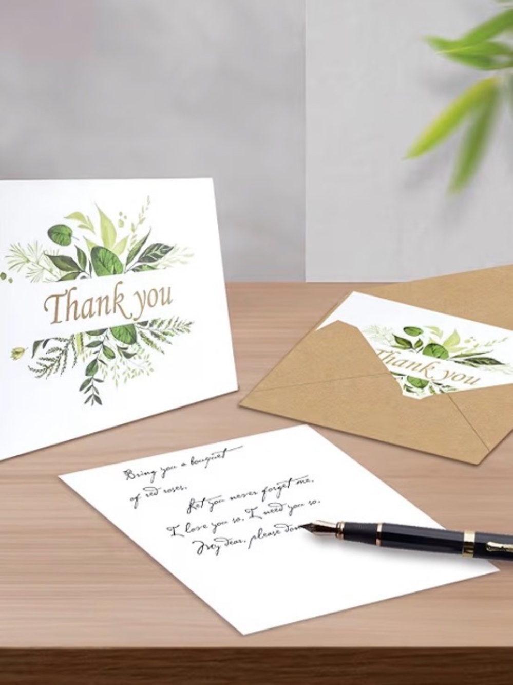 Thank You Cards with Kraft Envelopes -30 cards - Picture 7 of 7